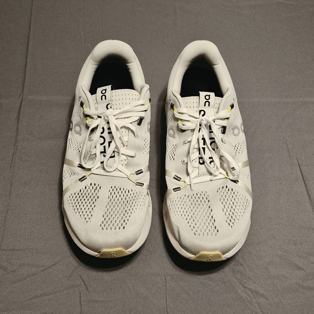 On Cloudsurfer Men Size 12 Light Gray White Running Shoes Sneakers 3MD10420248